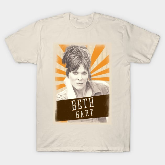 Vintage Aesthetic Beth Hart 80s T-Shirt by SkulRose